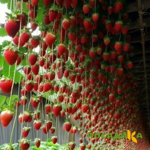Клубника ампельная Анастасия купить по цене от 370р. в интернет-магазине «Посадика» с доставкой почтой в в Усолье-Сибирскоее и по всей России – [изображение №1].