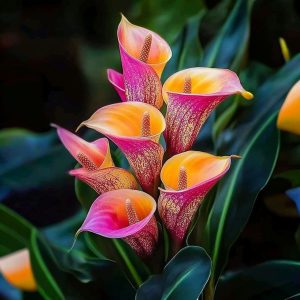 Калла Оникс купить по цене от 450р. в интернет-магазине «Посадика» с доставкой почтой в в Усолье-Сибирскоее и по всей России – [изображение №1].